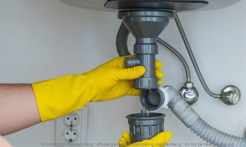 Afvoergeur na ontstopping Hardenberg: zo los je restgeuren op