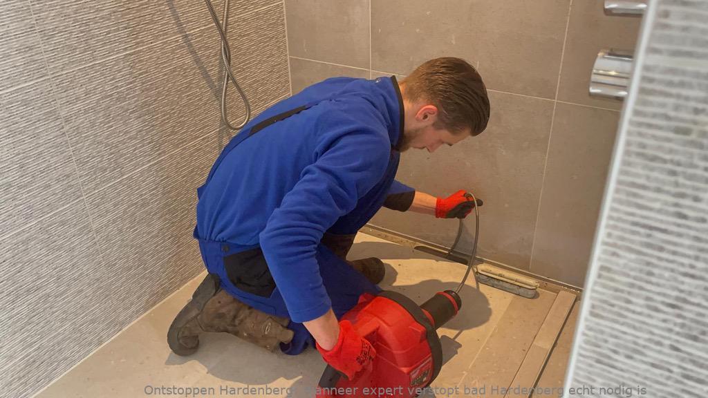 Wanneer expert verstopt bad Hardenberg echt nodig is
